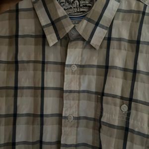 Men’s Large Lee Checker Button Down Shirt